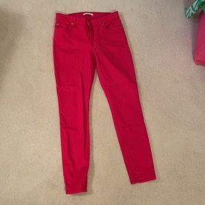 7 for all Mankind pinkish red jeans